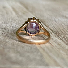 Load image into Gallery viewer, 14k Rose Gold 3.05 Carat Amethyst Solitaire Ring