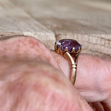 Load image into Gallery viewer, 14k Rose Gold 3.05 Carat Amethyst Solitaire Ring