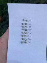 Load image into Gallery viewer, .86 carat 14K Gold Teal Sapphire Stud Earrings