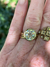 Load image into Gallery viewer, 14k Yellow Gold 4.65 Carat Old European Cut Carat Lab Grown Diamond Engagement Ring