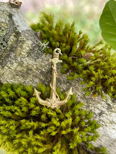Load image into Gallery viewer, 14k Yellow Gold Nautical Anchor Charm