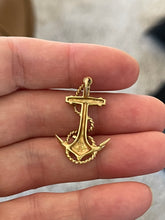 Load image into Gallery viewer, 14k Yellow Gold Anchor Charm