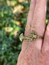 Load image into Gallery viewer, 14k Yellow Gold 4.65 Carat Old European Cut Carat Lab Grown Diamond Engagement Ring