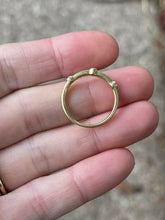 Load image into Gallery viewer, Vintage 14k Yellow Gold Diamond Band