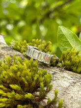 Load image into Gallery viewer, Platinum 5 carat Emerald Cut Half Eternity Ring