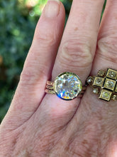 Load image into Gallery viewer, 14k Yellow Gold 4.65 Carat Old European Cut Carat Lab Grown Diamond Engagement Ring