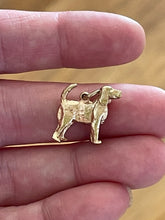 Load image into Gallery viewer, Vintage 14k Yellow Gold Irish Setter Spaniel Dog Charm
