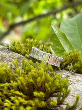 Load image into Gallery viewer, Platinum 5 carat Emerald Cut Half Eternity Ring