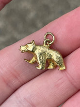Load image into Gallery viewer, Vintage 14k Yellow Gold Bear Charm