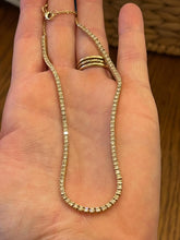 Load image into Gallery viewer, 3.17 carat Diamond Tennis Necklace
