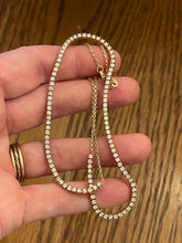 Load image into Gallery viewer, 3.17 carat Diamond Tennis Necklace