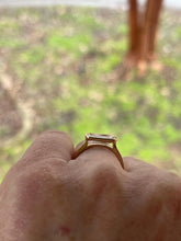 Load image into Gallery viewer, GIA 1.70 Carat L SI1 Emerald Cut Natural Elongated Diamond East West Bezel Set Engagement Ring