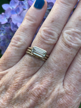 Load image into Gallery viewer, GIA 1.70 Carat L SI1 Emerald Cut Natural Elongated Diamond East West Bezel Set Engagement Ring