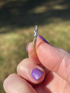 18k White Gold Diamond Band