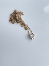 Load image into Gallery viewer, .42 Old Mine Cut Diamond Solitaire Necklace