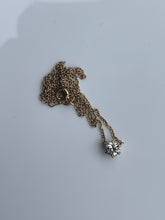 Load image into Gallery viewer, .42 Old Mine Cut Diamond Solitaire Necklace