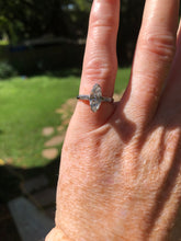 Load image into Gallery viewer, GIA 1.13 G SI1 Vintage Marquise Diamond Ring