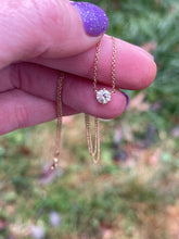 Load image into Gallery viewer, .42 Old Mine Cut Diamond Solitaire Necklace