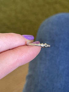 18k White Gold Diamond Band